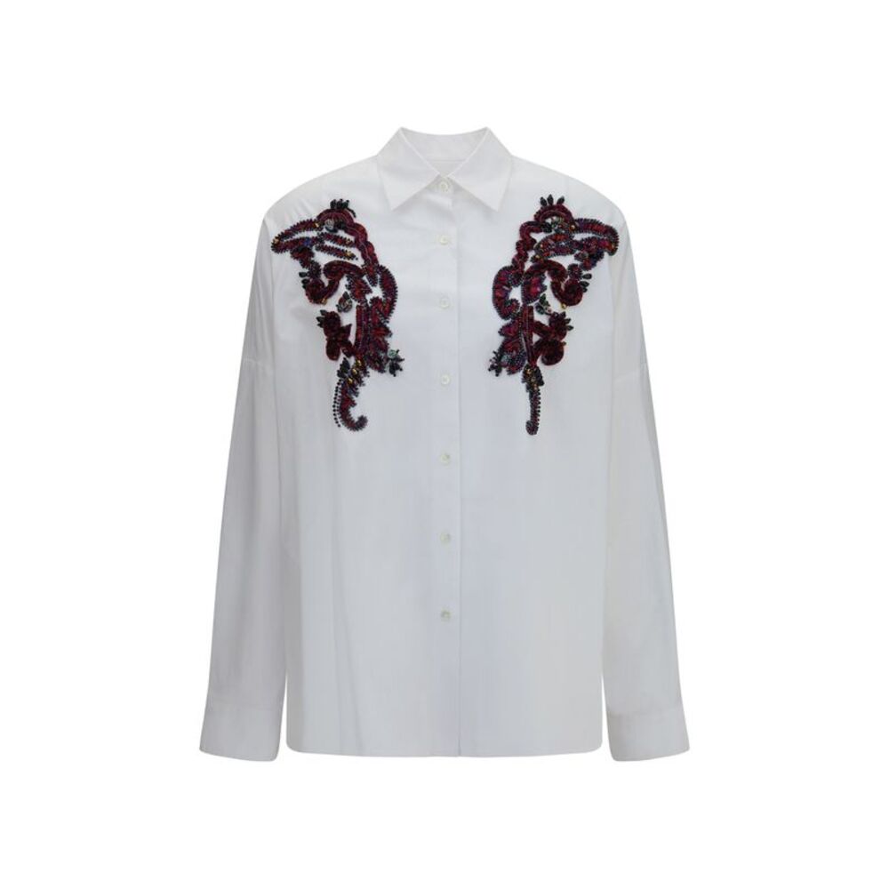 Dries Van Noten Women Beaded-Detail Shirt